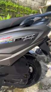 Burgman Acrylic Emblem – Japanese/English Style | 2pcs + Sticker | Clean Setup | Plug & Play