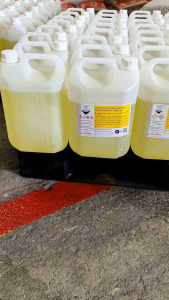 ไฮคลอร์​ 10% (%เต็ม)​คลอรีนน้ำ​ 10% โซเดียมไฮโปคลอไรด์​ NaOCl​ น้ำยาฟอกขาว​ ขนาด​ 1​ กก. แถมฟรีถุงมือยาง