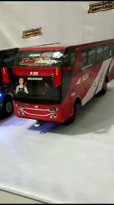 Mainan Bus Telolet Basuri Full Lampu Bunyi Telolet