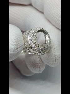 🇲🇾W26 ★Sarung Cincin ★ Silver 925 Ori ★Ring Casting "Grade A" ★①10 x 14mm②11 x 13mm ★ ±9.00gm
