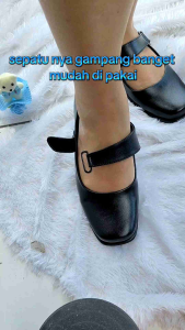 sepatu  pantofel paskibraka hak 3cm size 36-43 sepatu sekolah paskib paskibra perempuan