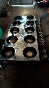 Kompor serabi solo martabak mini isi 8 tungku 8 kran
