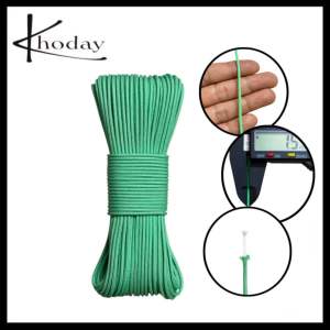 20 mét - Dây dù tròn 1.5mm có lõi bền + chắc làm macrame vòng tay thả diều trang trí
