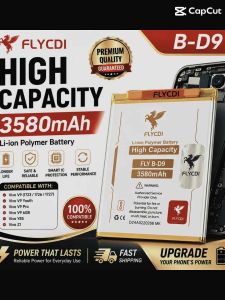 B-D9 3580mAh Battery for Vivo V9 1723 1726 1727 Y85 Z1 V9 Youth Pro 6GB FLYCDI Replacement Phone Battery