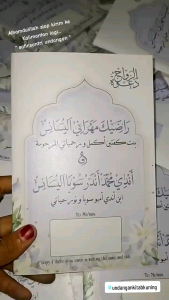 💯 pcs undangan pernikahan kitab kuning islami unik murah