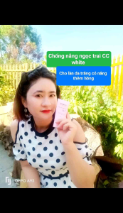 2 Típ kem chống nắng ngọc trai CC white chính hãng dưỡng trắng ngừa mụn nâng tông độ chống nắng phổ rộng Cao