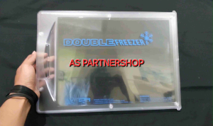 tutup freezer sharp buka samping kulkas 1pintu double freezer original 100%