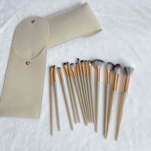 KL Stock 15pcs Eyeshadow Brushes Makeup Brush Set Portable Eye Brush Set Brush Nose Shadow Brush Smudge Brush