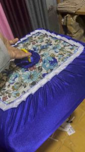 Sarung Tutup Baju Tudung Saji Kotak Bunga Karakter Saten Becron