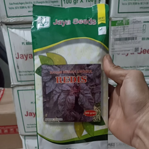 BIBIT BENIH BAYAM MERAH UNGGUL REDIS  500 GRAM JAYA SEED