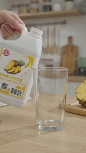 YOYO Pineapple Fruit Flavor Syrup 2.5kg - Smoothies Fruit Tea Soda & More!