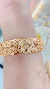GELANG TANGAN BANGKOK UKIR DUBAY INDIA Yaxiya Awet Anti Karat Dewasa Remaja Fleksibel Bracelets Elegan