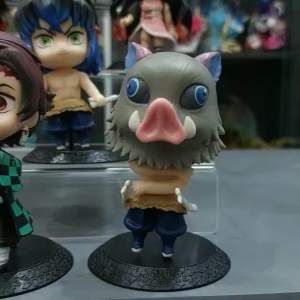 Mô hình Kimetsu No Yaiba Thanh gươm diệt quỷ - Tanjiro Nezuko hóa quỷ Zenitsu Inosuke - Q Posket Qposket - Cao 10~12cm