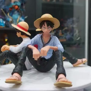 Mô hình One Piece - Luffy mũ rơm ngồi - Kích thước 8x12cm - Mô hình cực chắc tay to nặng nét đẹp