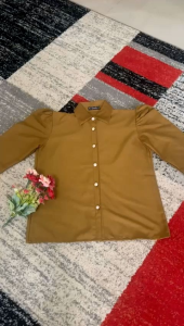 Bella Puffy Atasan Kemeja Wanita Bahan Katun Premium
