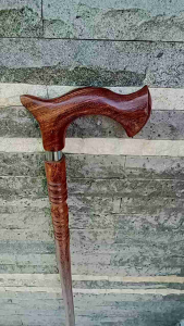 Tongkat jalan kayu galih asem motif cula profil R56