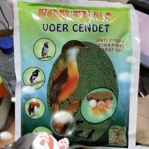 Makanan Burung Cendet FORTUNA CENDET Pakan lomba dan Harian anti stres penambah gacor protein tinggi