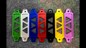 Car Battery Bracket Aluminum Alloy Metal Car Battery Tie Down Bracket Holder