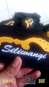 GOF - Bendo Totopong Sunda Bordir Polos Hitam Khas Pria Sunda Jawa Barat