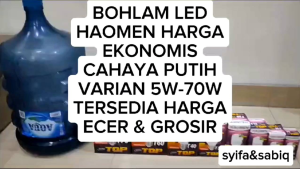 BOHLAM LED / LAMPU LED MURAH HAOMEN 5W-70W PAKET 10PCS