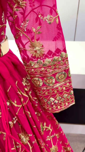 [PRE-ORDER] Semistitched Embroidered Lengha ( Delivery 10 Days )