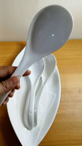 Ceramic Serving Spoon ( babasagin ) Dinner Serving Spoon
