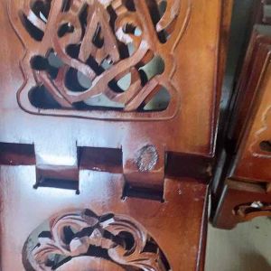 Rekal alquran kaligrafi lekar meja belajar recal ukir jepara iqrok motif