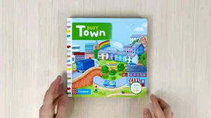 Campbell Busy Town Push Pull Slide Board book