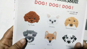 Dog 380 ชิ้น DOG สอนปักผ้า พร้อมส่งในไทย