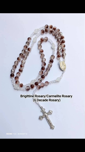 Brigittine Carmelite Rosary 6-decade rosary