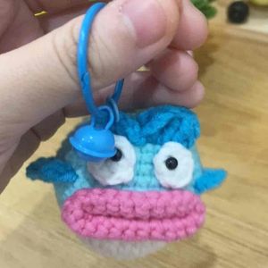 Móc khoá Bé cá hề bằng len handmade dễ thương