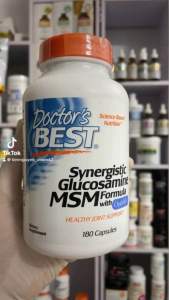 [MỸ] Viên Synergistic Glucosamine MSM Formula with OptiMSM Doctors Best tóc làn da và móng tay khớp sụn xương