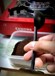 [MCF001] Muỗng xúc đo lường và nén cafe 2 Trong 1 . Nhựa ABS dầy dặn chắc chắn bền bỉ . TỐT RẺ .