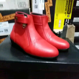 Sepatu Boots Anak Perempuan / Kulit sapi premium Model Ritsleting 6 inch ( Cow leather )