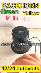 backhorn green yellow pula miss tone 12 to 24 auto voltage