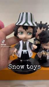 Mô hình Bleach - Nhân vật Bleach Kurosaki Ichigo Hitsugaya Toshiro Zaraki Kenpachi Kisuke Urahara Kusajishi Yachiru 10cm