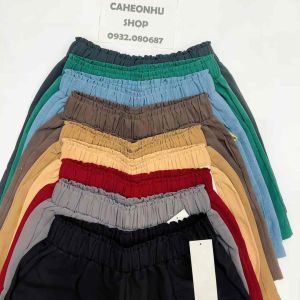 [Hoàn tiền Max 15%] Quần Đùi nữ lưng thun lưng cao cạp chun loại 1 thoải mái