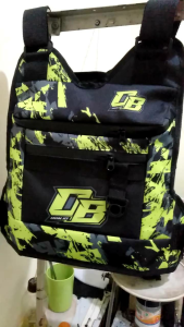 obn.ID tas dada/pelindung dada/chest bag/tactical/waterproof/tas pria karakter motif/murah