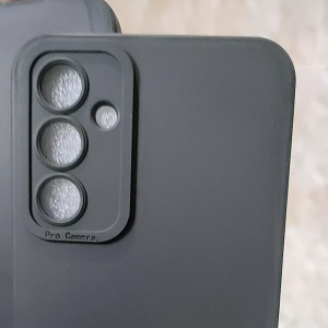 Softcase Full Black SAMSUNG A54 5G Case Casing Silikon Pro Camera