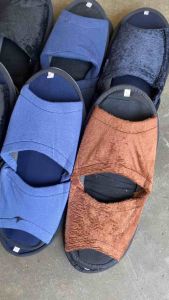 12 Pairs Mens Pambahay Fur Slippers NEGOSYO Bundle Assorted Sizes & Colors 10-12 Mens Footwear Slide