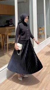 ROK BLUDRU 7/8 BLUDRU PLISKET 7/8 TERBARU ROK BLUDRU IMPORT