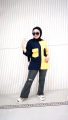 ATASAN KAOS WANITA MIX 2 WARNA ADA SAKUNYA BAHAN KATUN COMBAD 20S TERBARU. 