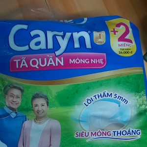 [miễn ship toàn quốc] Tã quần Caryn size M32 kèm khuyến mãi (nếu có) vòng bụng 60-85cm