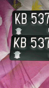 Plat Nomor Motor Baut Tanam Harga Sepasang Depan Belakang