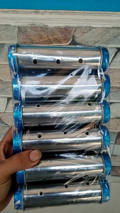 RJ cetakan lontong stainlis stell tebal uk20x4 cm/1 lusin/12 pcs