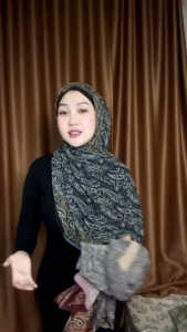 Pashmina Printing Motif Turki Arabian // Pashmina Cashmere Termurah