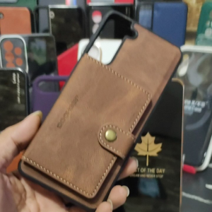 Case Samsung Galaxy S21 Plus S21+ SoftCase Jeehood Magsafe Dompet Belakang Slot Kartu Sarung Dompet Magnetik Casing Cover