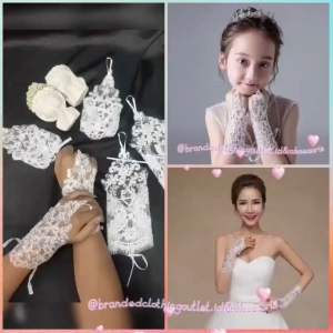 SARUNG TANGAN PENGANTIN / SARUNG TANGAN BRIDAL / WEDDING GLOVES / SARUNG TANGAN RENDA BROKAT / SARUNG TANGAN FASHION / SARUNG TANGAN TARI / SARUNG TANGAN ANAK & DEWASA / DANCE GLOVE / MP6319
