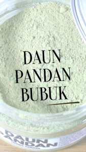 Daun Pandan Bubuk - Pandan Leaves Powder - High Quality Herbs Powder by Jamu Gendul 88