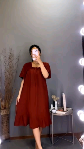 Terlaris Dres Cringkle Laura & Daster Fuji Korean Style 2024